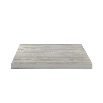 Piano in legno di pino grigio roccia 60 x 60 cm