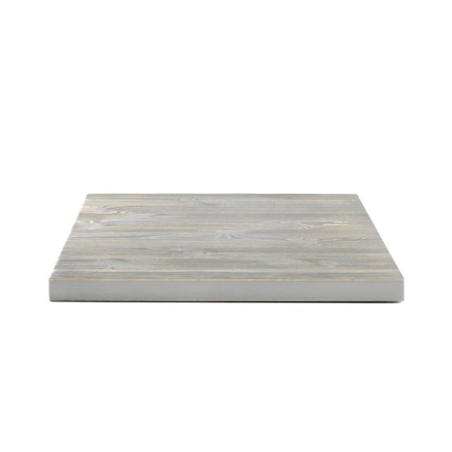 Piano in legno di pino grigio roccia 70x70 cm