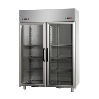 Armadio Frigo TN/BT 1400 lt 2 porte vetri