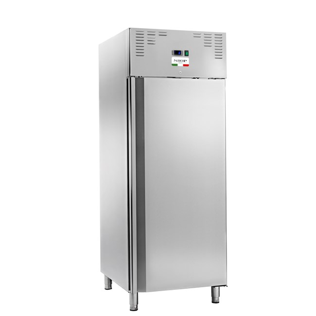 Armadio refrigerato inox temperatura positiva 0+8 650lt classe A isolamento 90mm