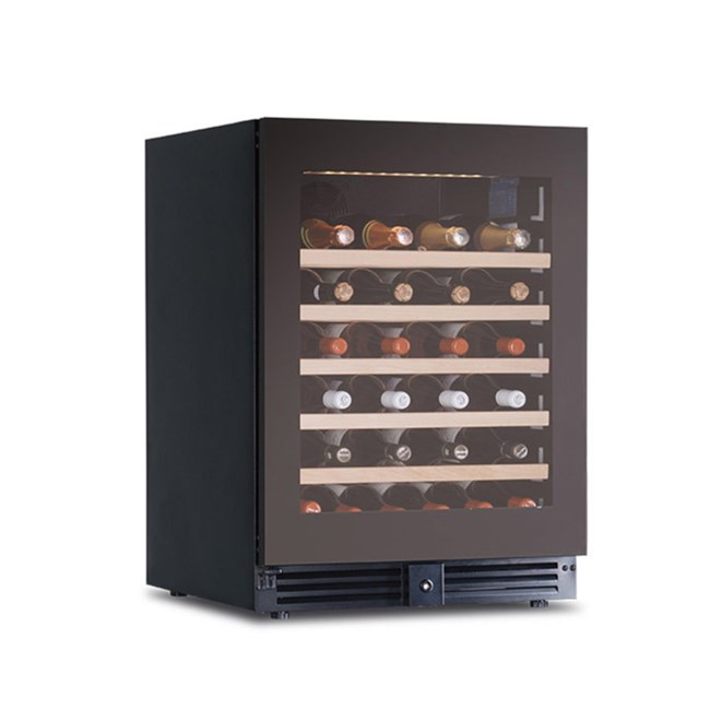 Frigo vini ventilata +2°C/+20°C nero