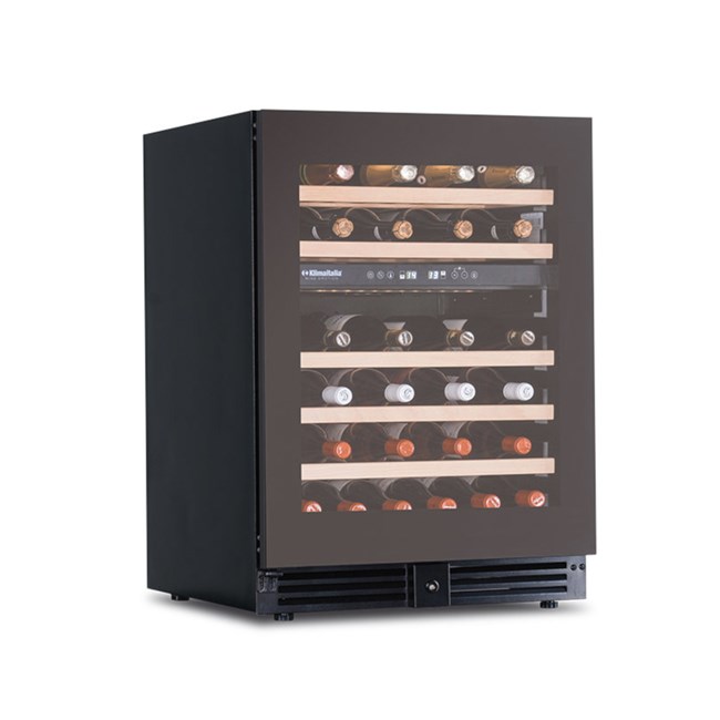 Frigo vini ventilata +2°C/+12°C +12°C/+20°C nero