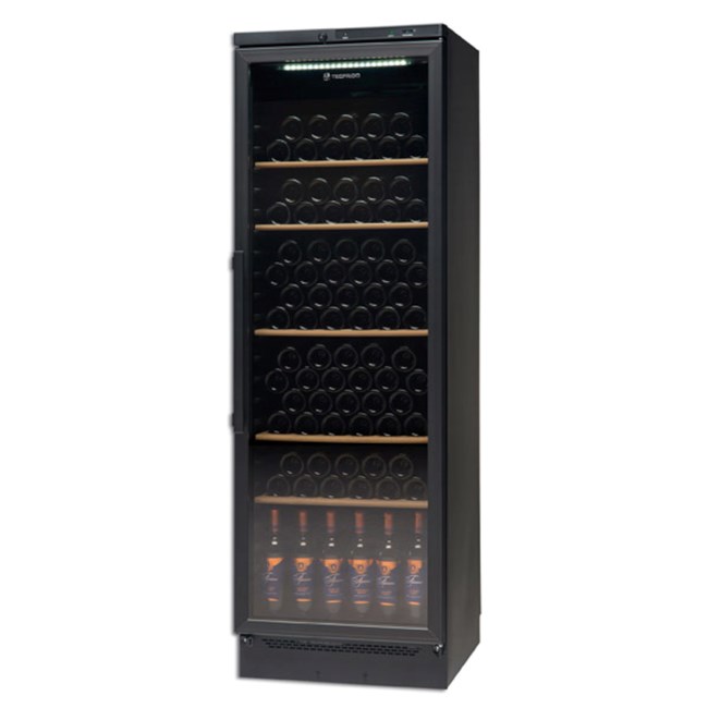 Cantinetta vino incasso con griglie in legno VKG 581 BLACK