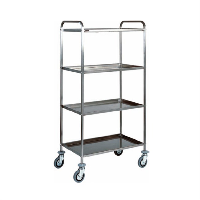 Carrello di servizio inox da portata 91x57x172h