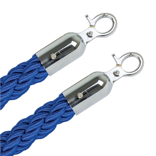 Cordone separacode blu con ganci dorati