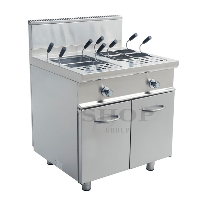 Cuocipasta Gas professionale 2 vasche