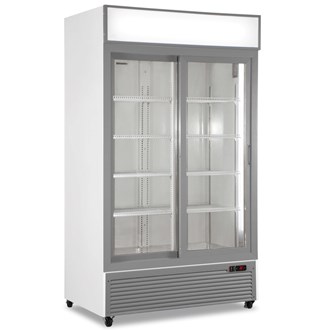 Vetrina frigo bibite CL1100V2GCSL WHITE scorrevoli