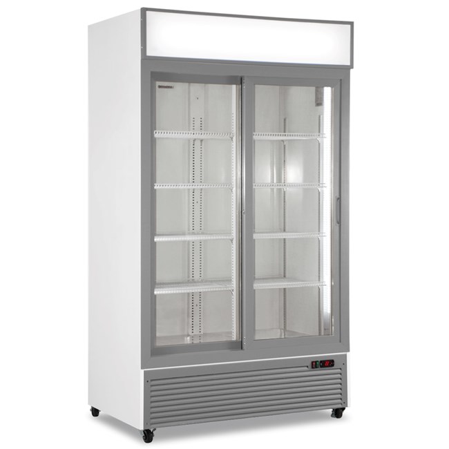 Vetrina frigo bibite CL1100V2GCSL WHITE scorrevoli