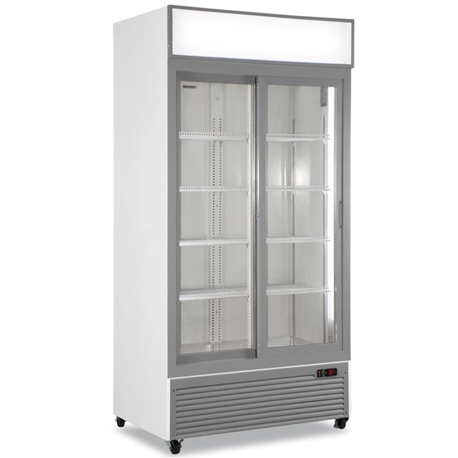 Vetrina frigo bibite CL801V2GCSL WHITE scorrevoli