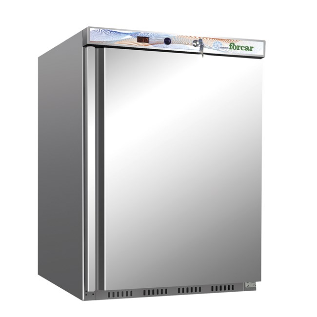 G-ER200SS Armadio Frigo inox interno ABS  +2/+8°C  130 Lt