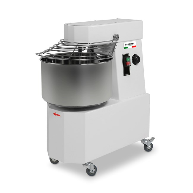 Impastatrice a spirale professionale testa fissa 7 lt 1 velocità monofase