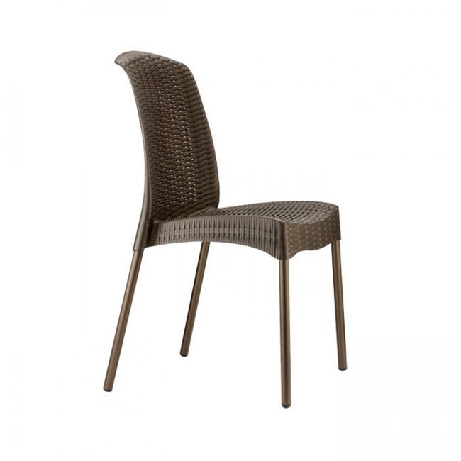 Sedia Olimpia Chair gambe verniciate