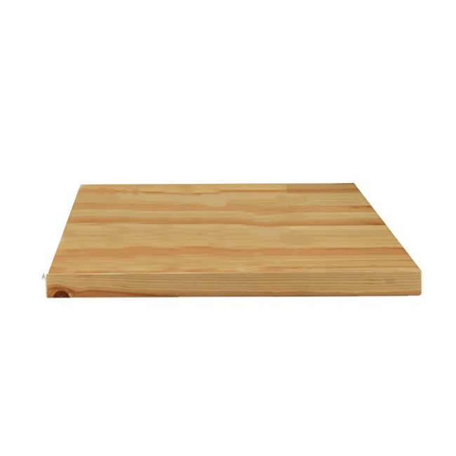 Piano in legno di pino naturale 70 x 70 cm