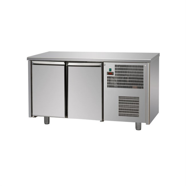 Tavolo Refrigerato Professionale in Acciaio inox +2/+8 °C 2 Porte