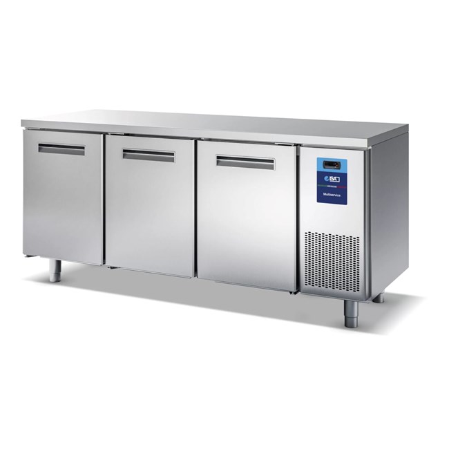 Tavolo refrigerato pasticceria ISA multiservice -1/+5 °C 3 porte P800 