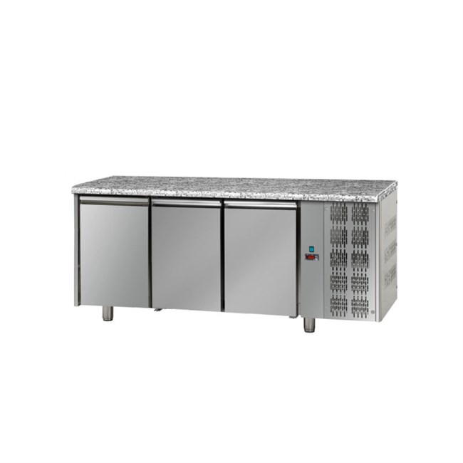 Tavolo refrigerato TN 3 porte piano in granito M