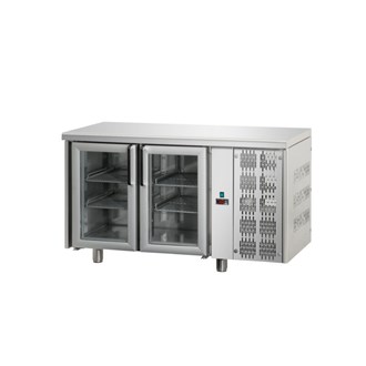 Tavolo refrigerato TN 2 porte in vetro M