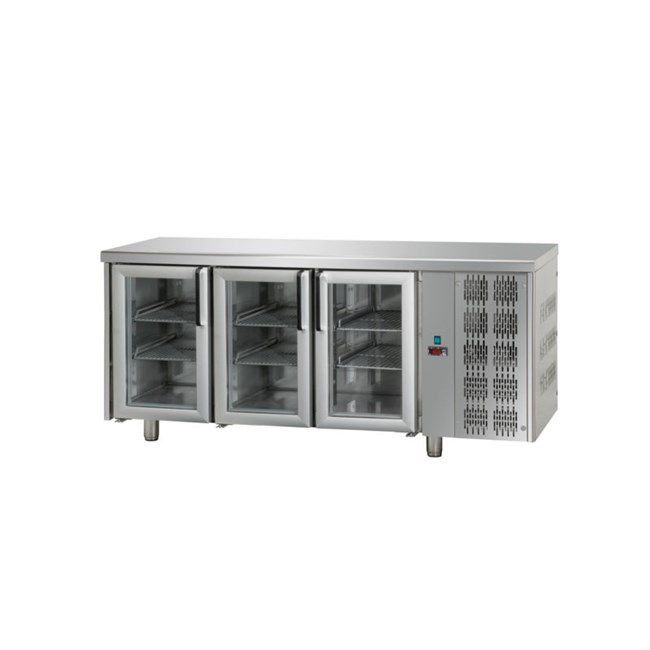 Tavolo refrigerato TN 3 porte in vetro M