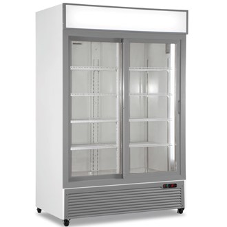 Vetrina frigo bibite CL1300V2GCSL WHITE scorrevoli