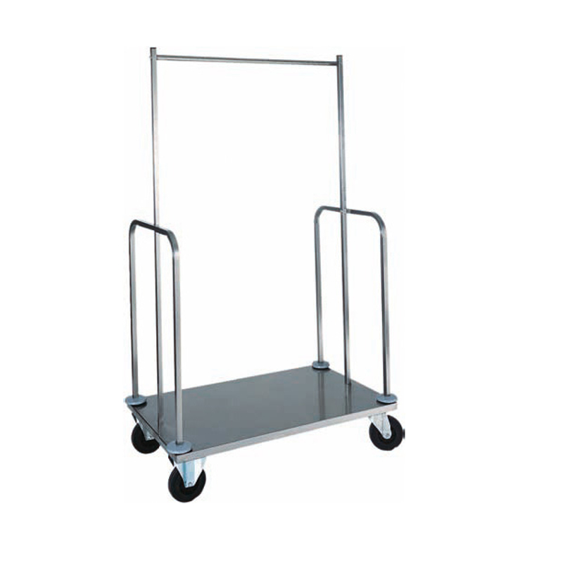 Carrello portavaligie appendiabiti per hotel