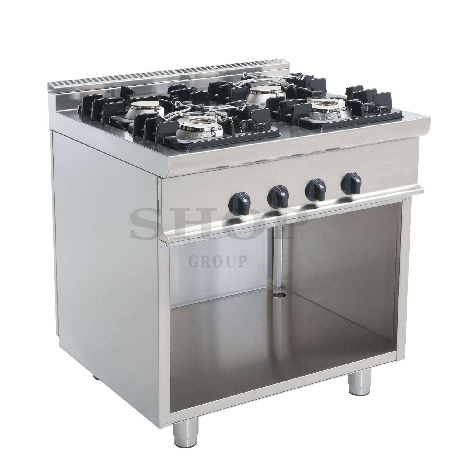 CUCINA A GAS 4 FUOCHI SU VANO - 18702500 - Cucine professionali